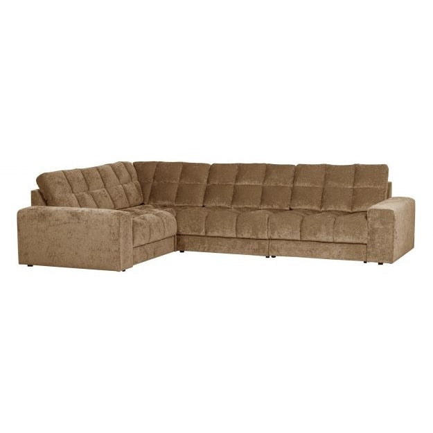 WOOOD Ecksofa Second Date links Vintage Sandfarben Teco