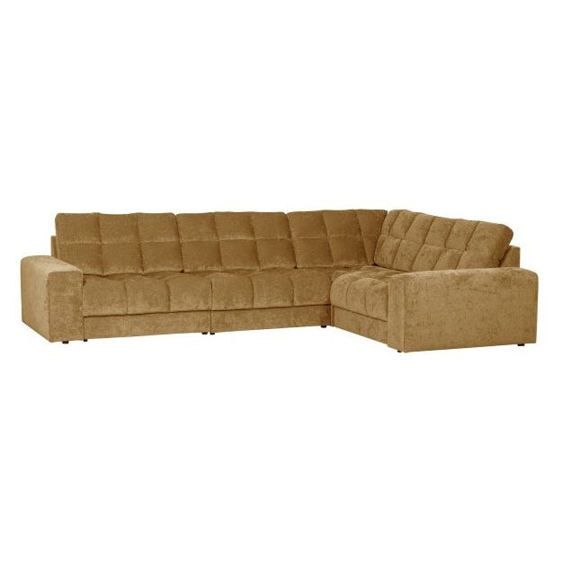 WOOOD Ecksofa Second Date rechts Vintage Goldbraun Teco