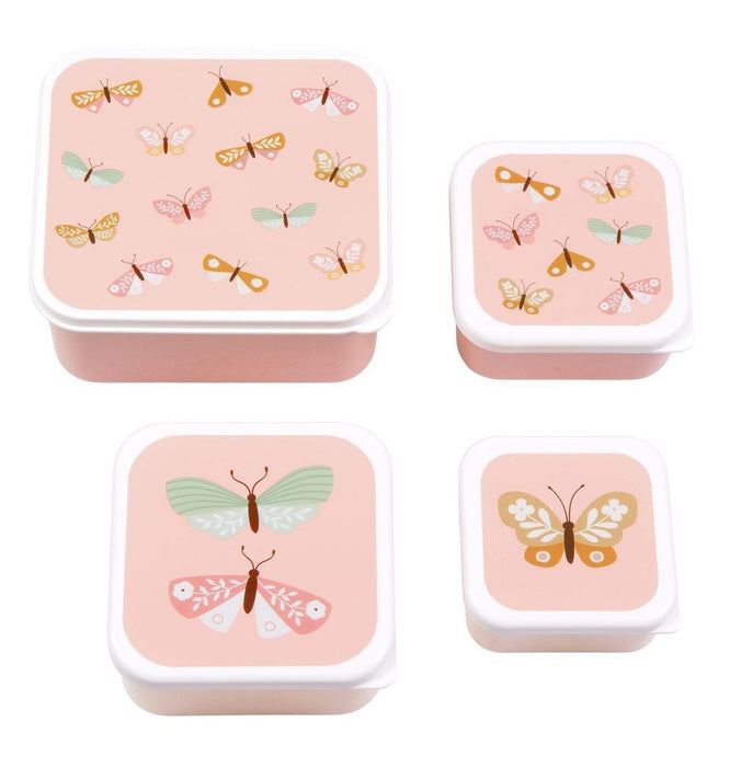 A Little Lovely Company Lunchbox Schmetterlinge