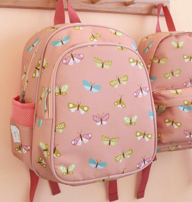 A Little Lovely Company Rucksack mit Isolierfach Schmetterlinge