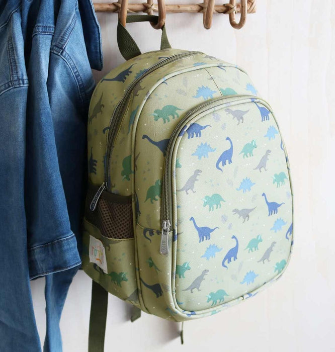 A Little Lovely Company Rucksack mit Isolierfach Dinosaurier