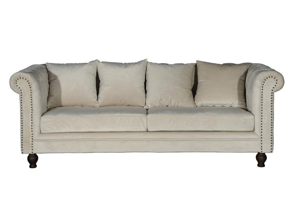 Venture Home Sofa Velvet 3-Sitzer Samt