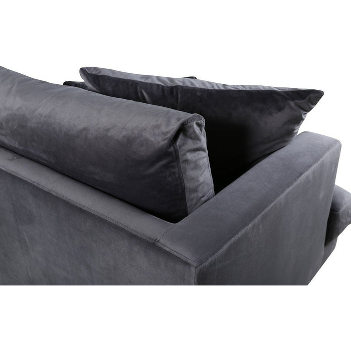 Venture Home Sofa 3-Sitzer Sofia Samt