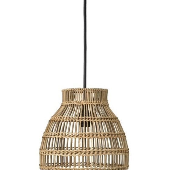 Outdoor-Pendelleuchte aus Rattan L