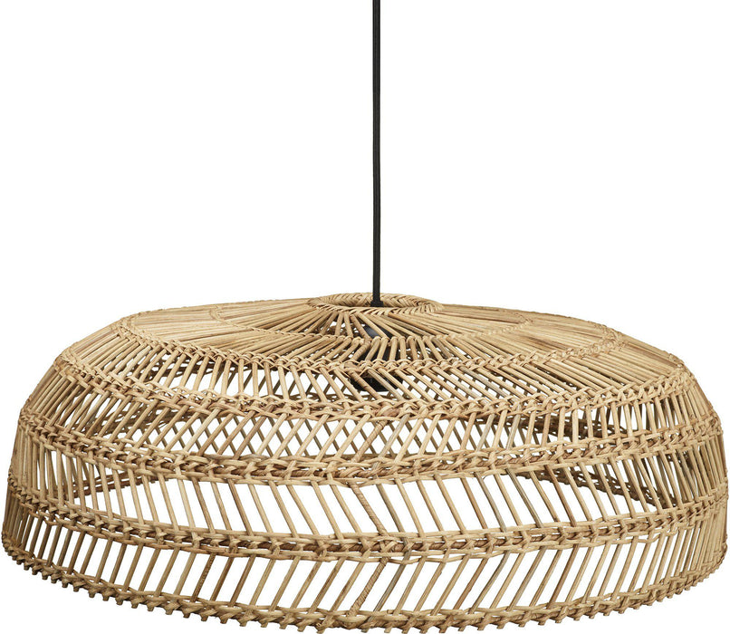 Outdoor-Pendelleuchte aus Rattan XL