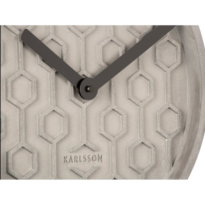 Karlsson Wanduhr Honeycomb