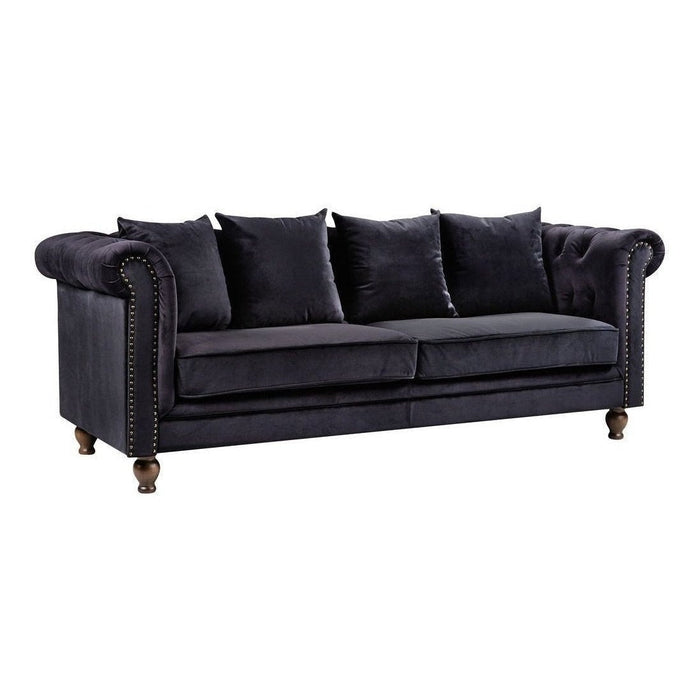 Venture Home Sofa Velvet 3-Sitzer Samt