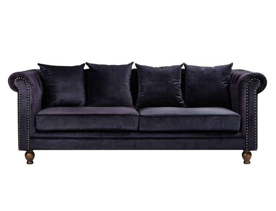 Venture Home Sofa Velvet 3-Sitzer Samt