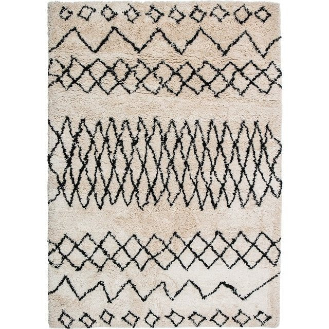 WOOOD Teppich aus Baumwoll-Mischgewebe 230x160 cm