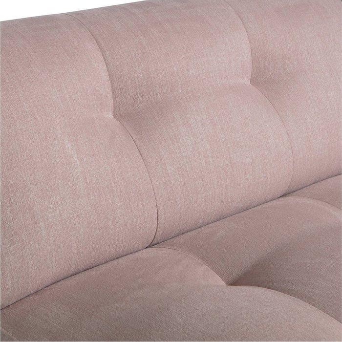 WOOOD Exclusive Modulsofa Louis Mittelteil Flachgewebe Mauve