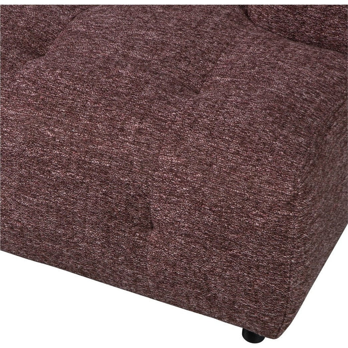 WOOOD Exclusive Modulsofa Louis Chaiselongue rechts Meliert Mauve