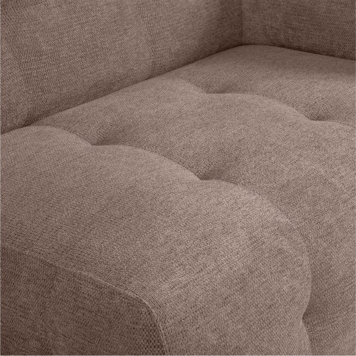 WOOOD Exclusive Modulsofa Louis Eckelement rechts Chenille Coffee