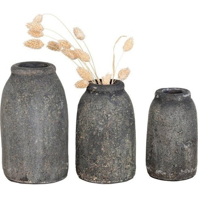 Vasen aus Terrakotta 3er-Set