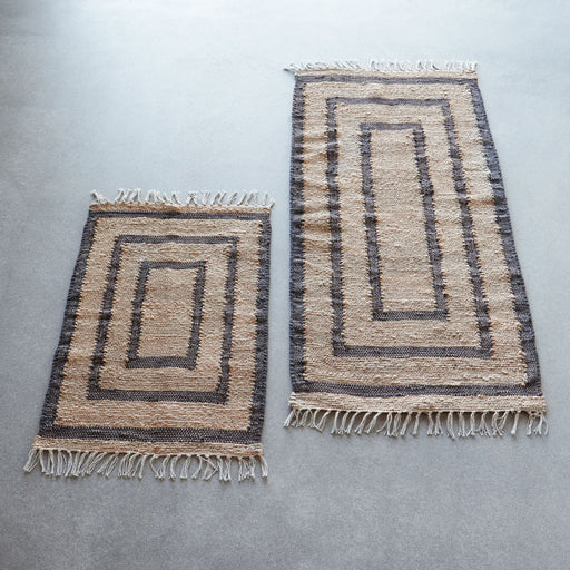 House Doctor Teppich Leah aus Jute-Mischgewebe 90x60 cm