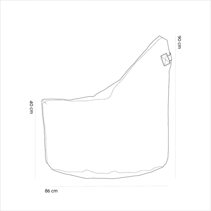 TRIMM Copenhagen Outdoor-Sitzsack Satellite