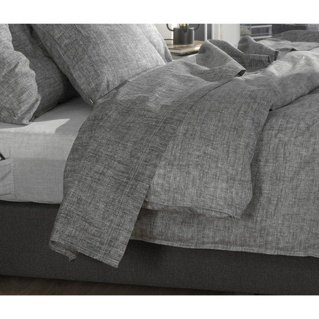 Zo!Home Lino Bettlaken aus Baumwolle 160x290 cm