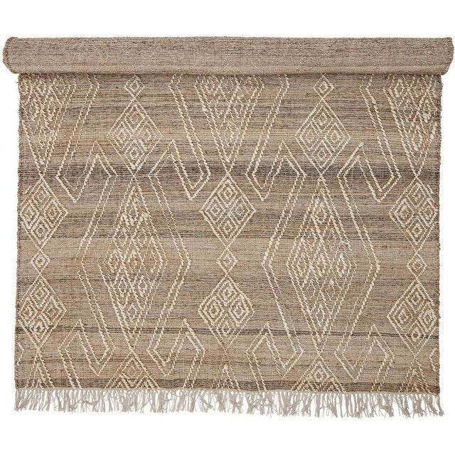 Bloomingville Teppich aus Jute-Mischgewebe 215x150 cm