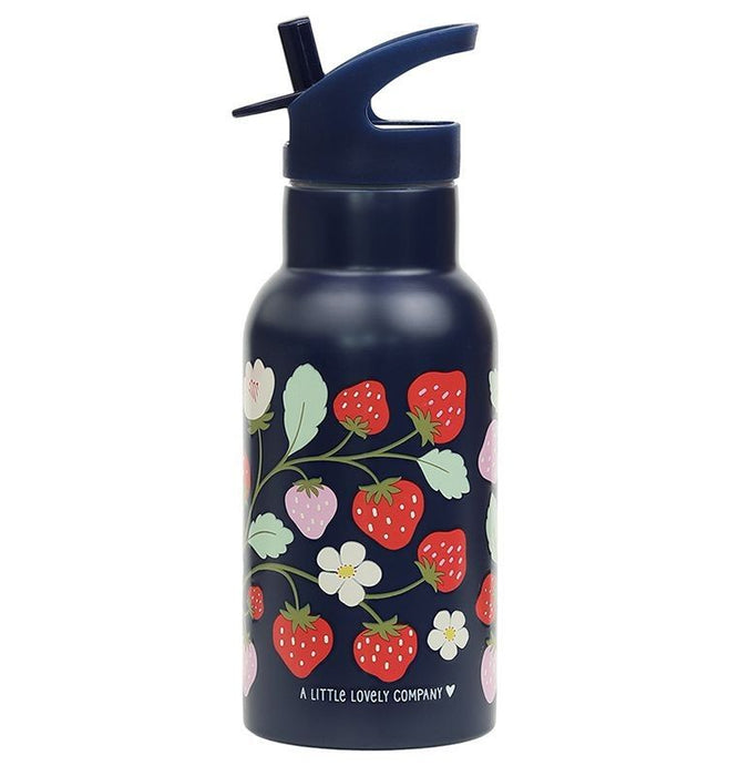 A Little Lovely Company Trinkflasche Erdbeeren 350 ml