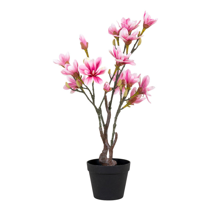 Dekopflanze Magnolia aus Kunststoff