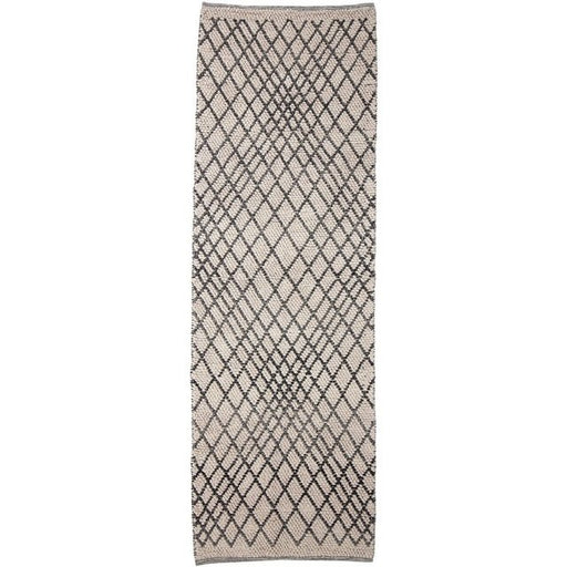 Bloomingville Teppich aus Woll-Mischgewebe 250x80 cm