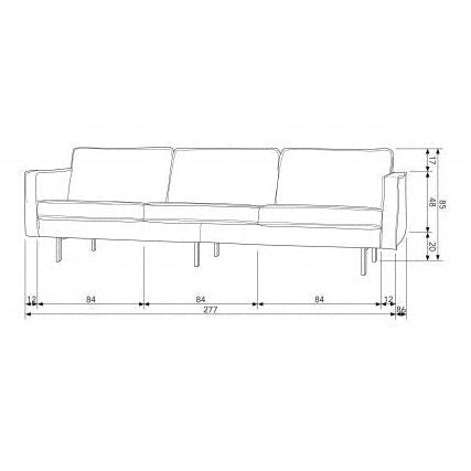 BePureHome Sofa Rodeo Struktursamt